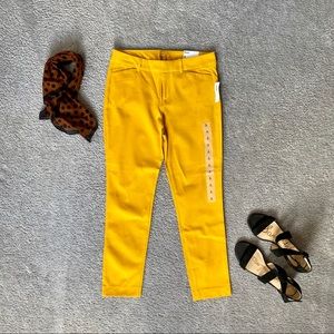 Yellow Cropped Old Navy Pants